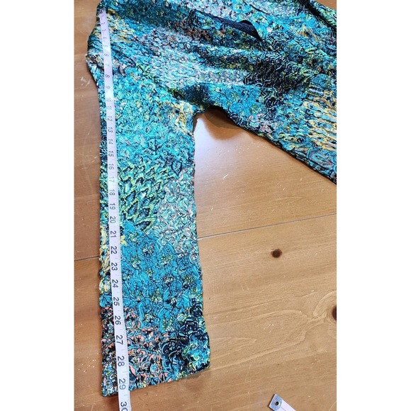 Tania Nardi Jacket Womens Large Reversible Crinkle Stretch Boho Artsy Abstract - Picture 15 of 15